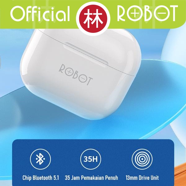 Robot Airbuds T50 Wireless Bluetooth Headset Earphone TWS Earphone