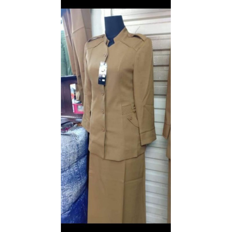 stelan blazer pns pemda guru asn warna tua ada pangkat