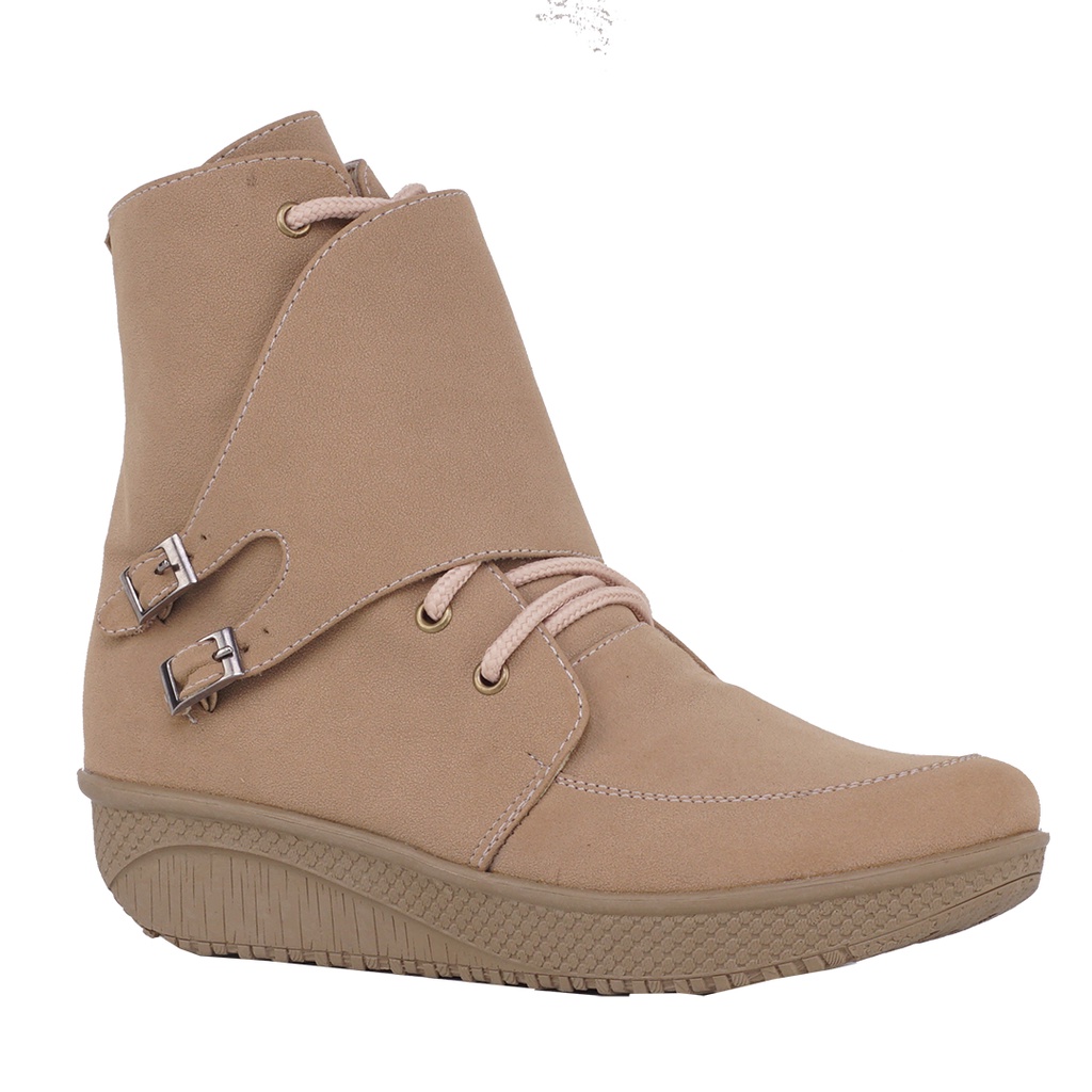 sepatu boots wanita murah / sepatu boots cewek / sepatu boots perempuan / sepatu boot wedges / sepatu boot fashion / sepatu boot korea 0445