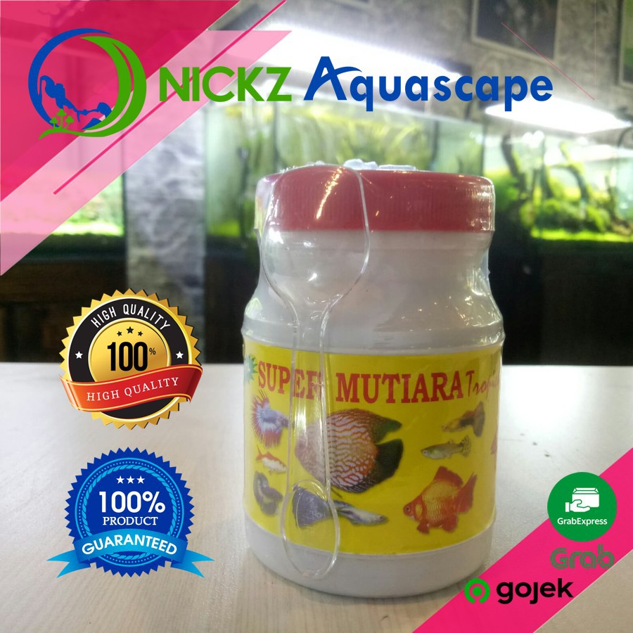 

MAKANAN IKAN / PAKAN IKAN AQUASCAPE / WONDER SUPER MUTIARA KECIL / FISH FOOD / BERKUALITAS