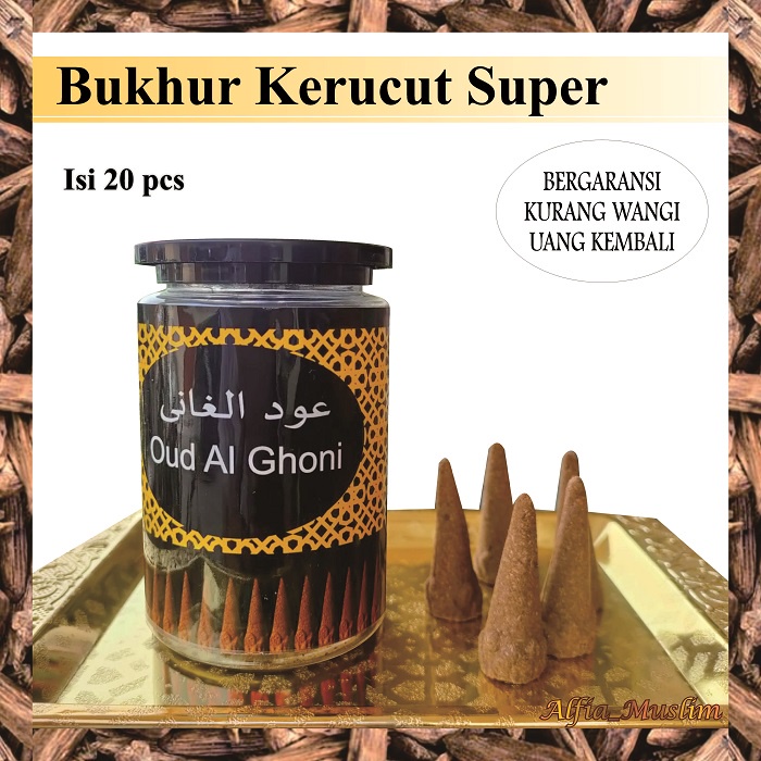 Buhur Oud Bukiyah / Buhur Kerucut/Bukhur/Dupa /Bukhour /Bukhur/Aromaterapi Dan Pengharum Ruangan