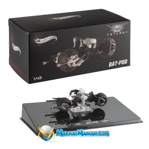 Miniatur Tank - Diecast Kapal Perang - Diecast Mobil Perang Hot Wheels 1:43 Batpod Dark Knight Rises