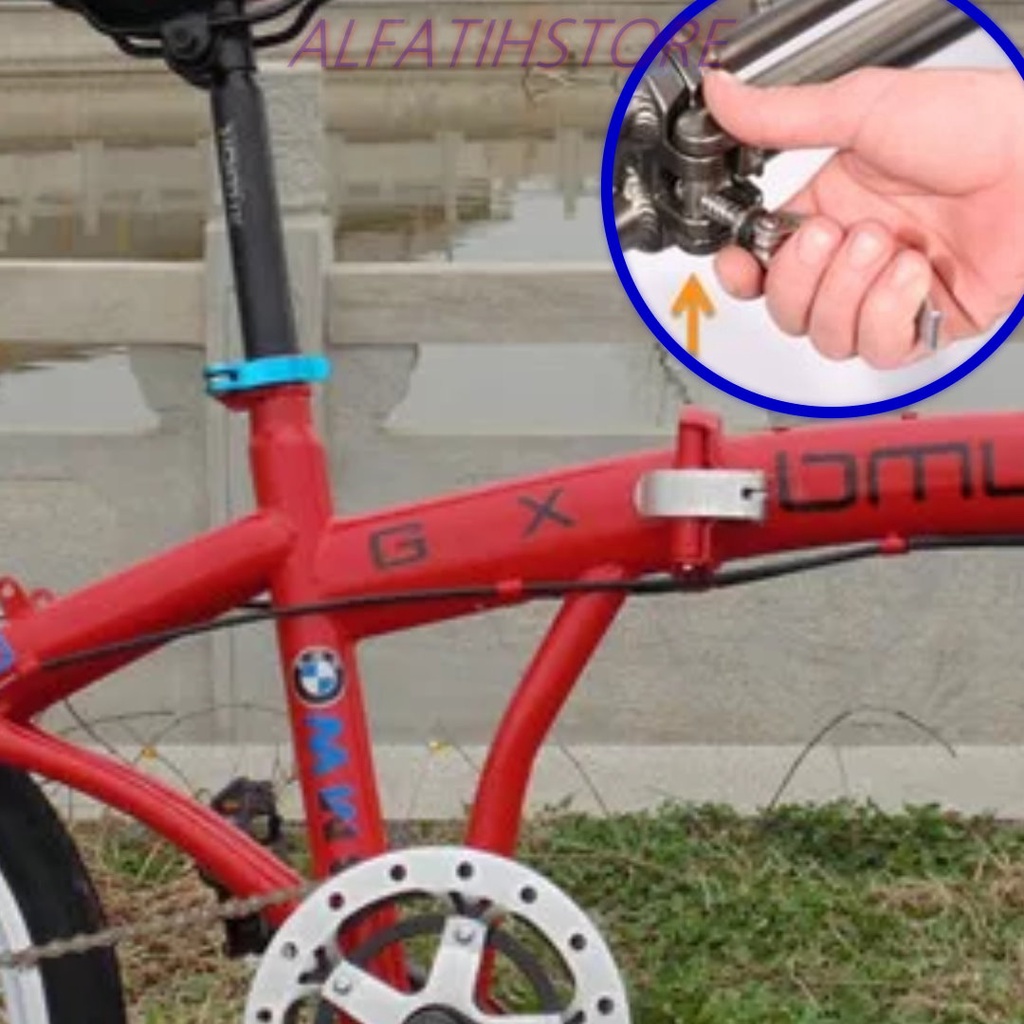 Baut Frame Sepeda Lipat Baut Tengah Batangan Sepeda Lipat Folding Bike Baut Body Sepeda Lipat