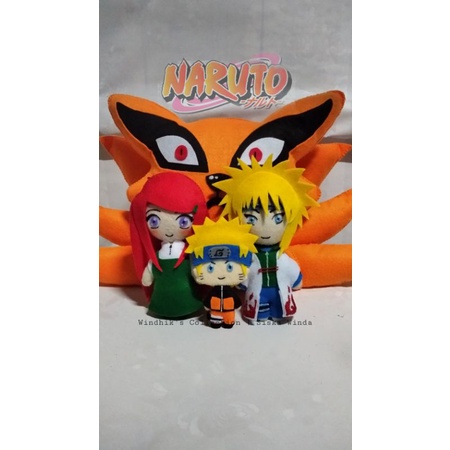 Boneka Anime|boneka hinata|boneka naruto|boneka flanel|kurama|khusina|minato