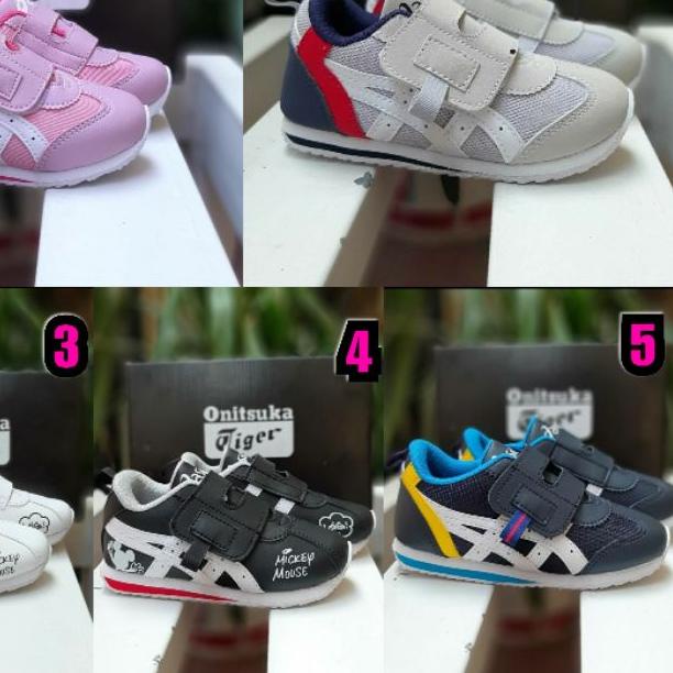 ✾ ONITSUKA TIGER IDAHO KIDS SEPATU ANAK CEWEK COWOK ➺