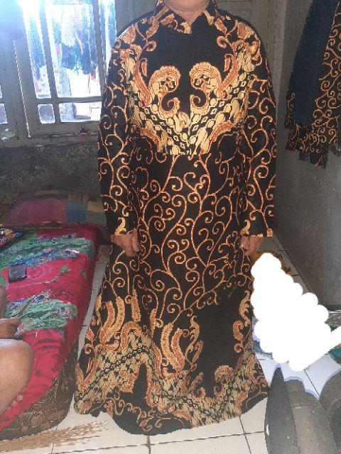 Batik Couple Keluarga Sania Ruffle Ori Ndoro Jowi Dnt Ulir Kuning