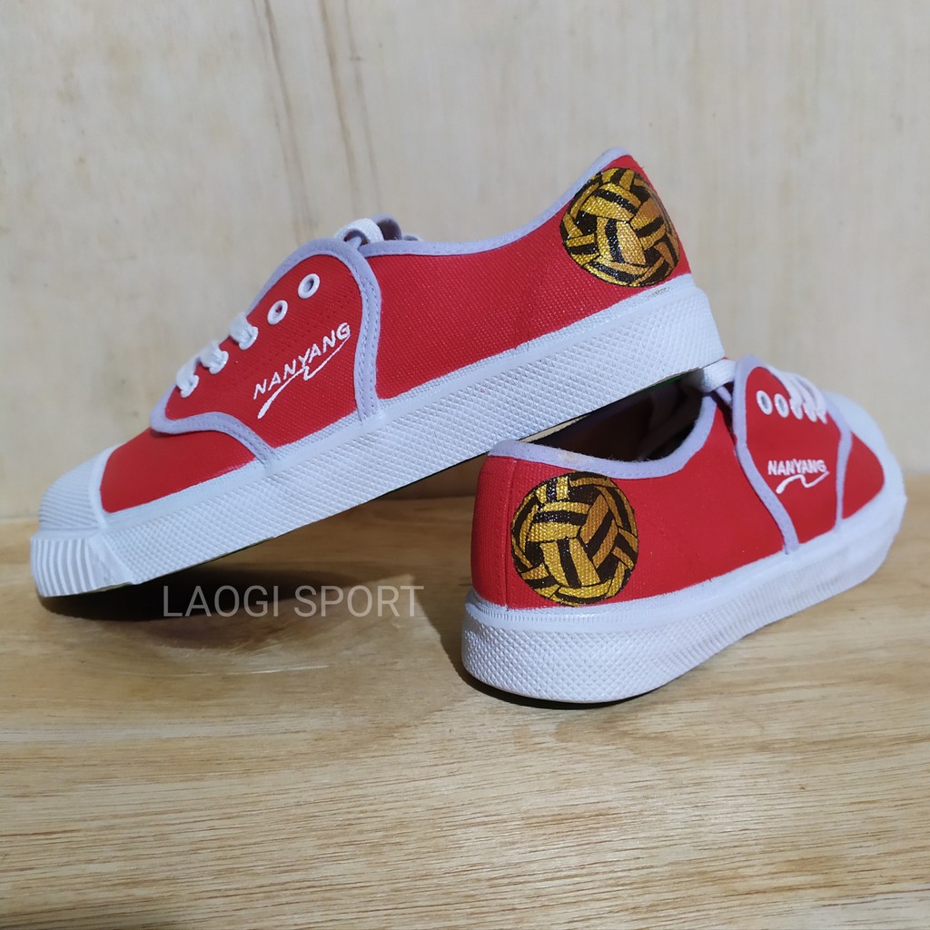 Sepatu Nanyang Costum Merah Shopee Indonesia