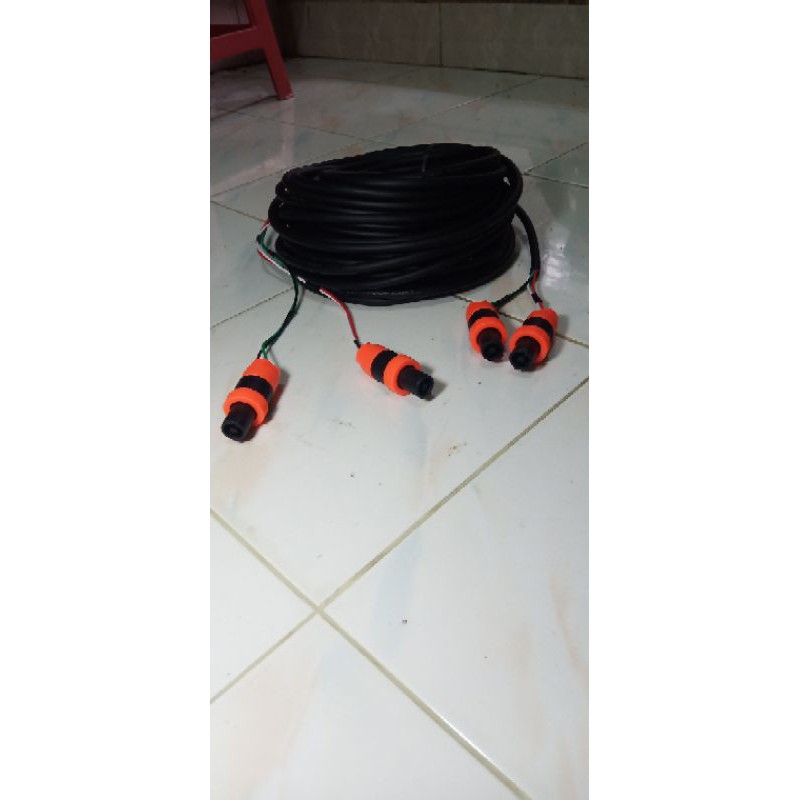 kabel speaker isi 4 panjang 20m