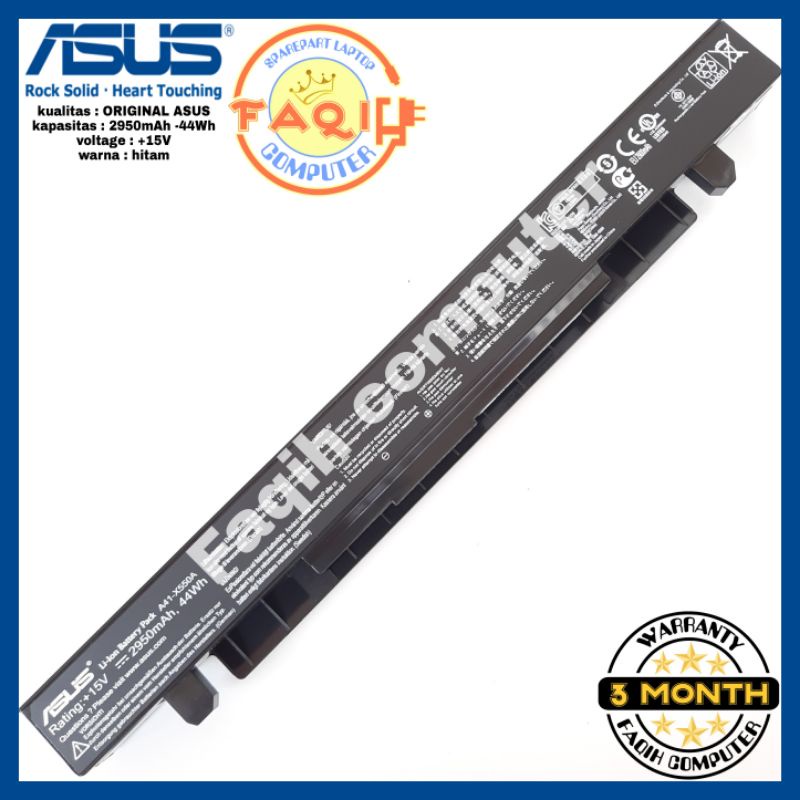 Baterai Original Laptop Asus X452 X452C X452E X450 X450V X450VP X550 X550C X550CL (A41-X550A)