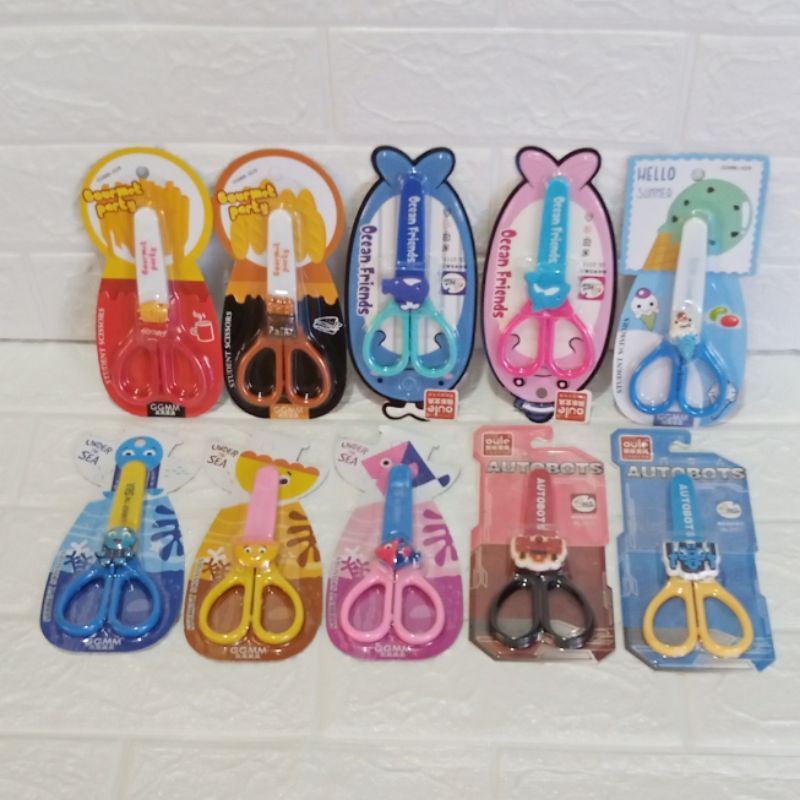 

Gunting Anak-Anak Ujung Guntingnya Tidak Tajam Motif Gambar Tutupnya