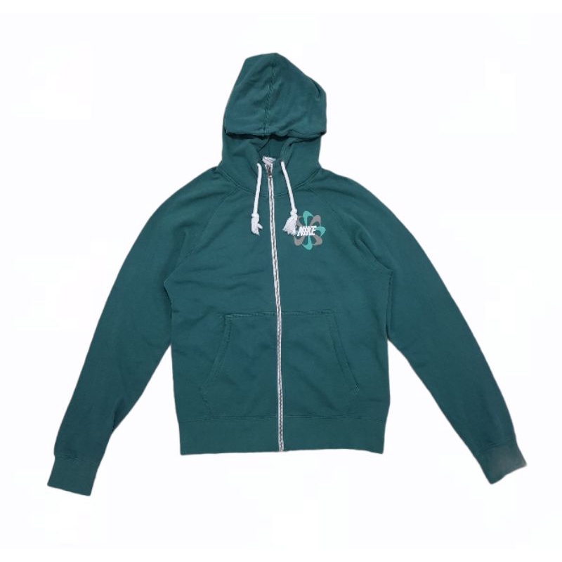 hoodie sweater zipper vintage nike sportswear pinwheel bekas second preloved