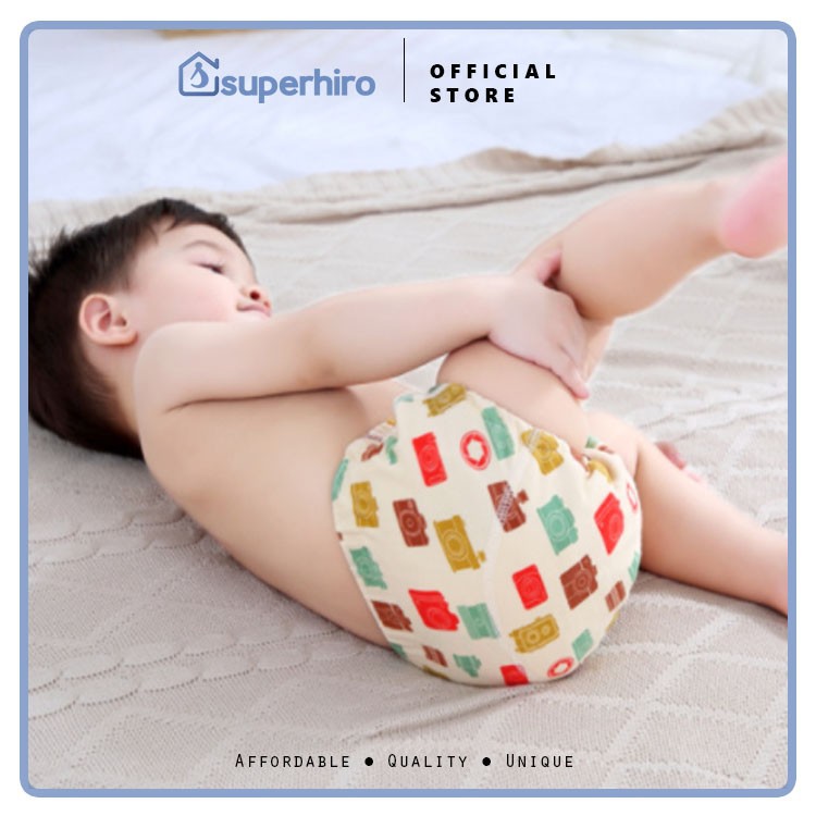 Baby Diaper Pampers Bisa Dicuci Popok Celana Kain Cuci Ulang 6 layers