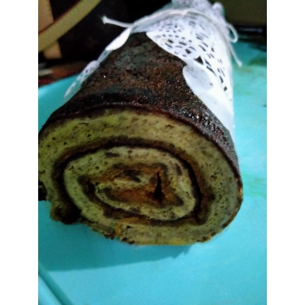 

roti gulung atau roll cake keto