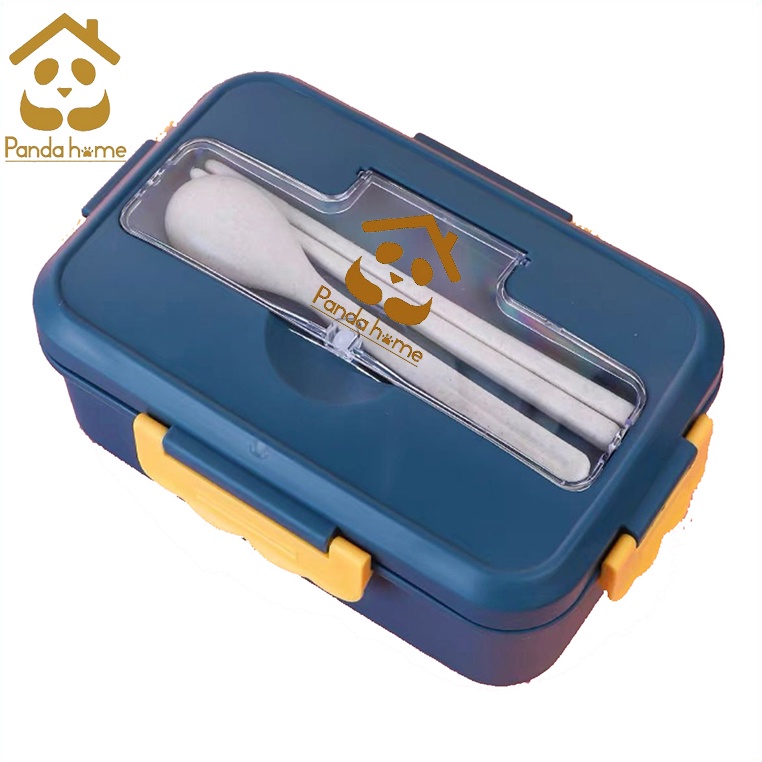 Panda Home Lunch Box Bekal Makan Set Tempat Bento Set Kotak Makan Set