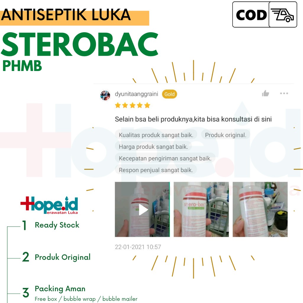 Sterobac 200 ml | Cosmomed 350 ml Antiseptic Luka