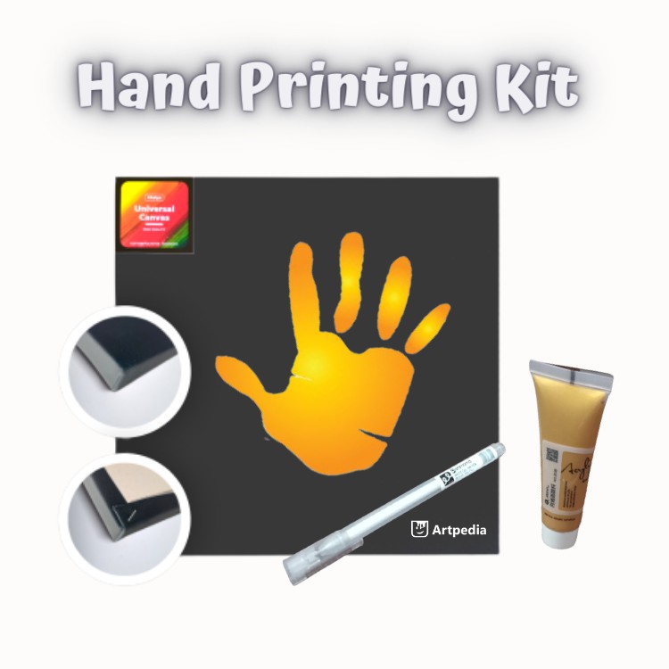 

Akalpa Kanvas Lukis Hitam 20x20 cm / Canvas Black 20x20 cm / Hand Printing kit