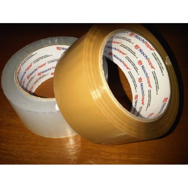 

Lakban Isolasi Nachi OPP Tape (100yard) Bening Coklat Kualitas Terbaik