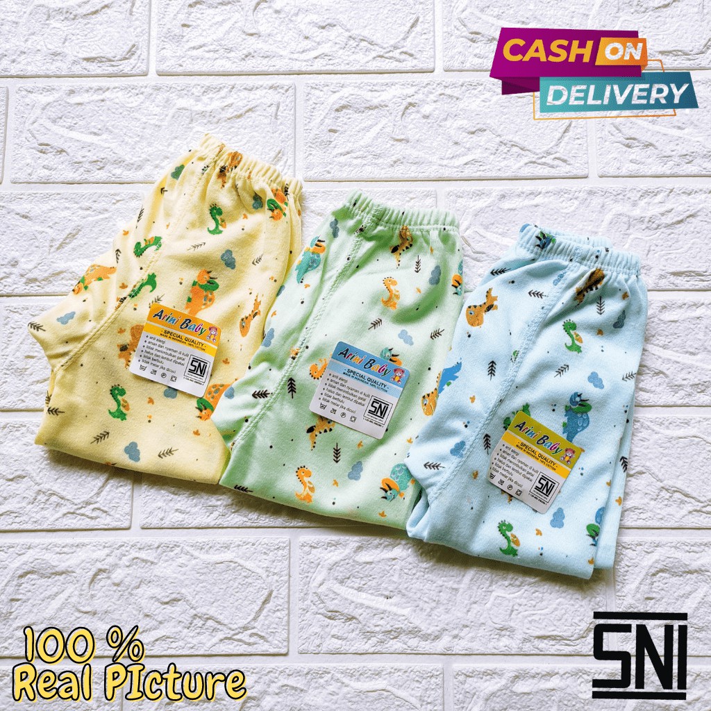 Celana Panjang Bayi Pempers Baru Lahir Merk SNI 0-18 Bulan S M L XL Motip Dino