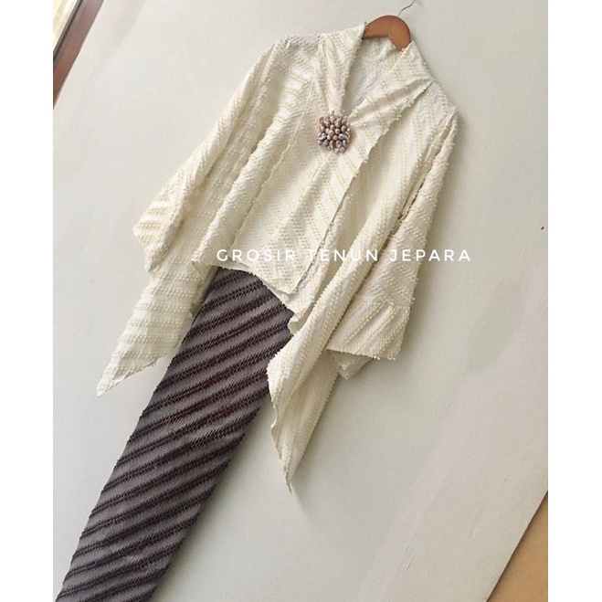 SET KEBAYA TENUN BULU VISCOSE PREMIUM