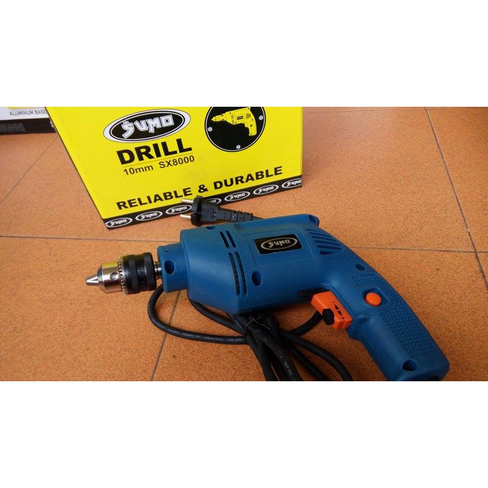 Bor listrik 10mm 300w SUMO by Hitachi Garansi 2thn service center di 17 kota