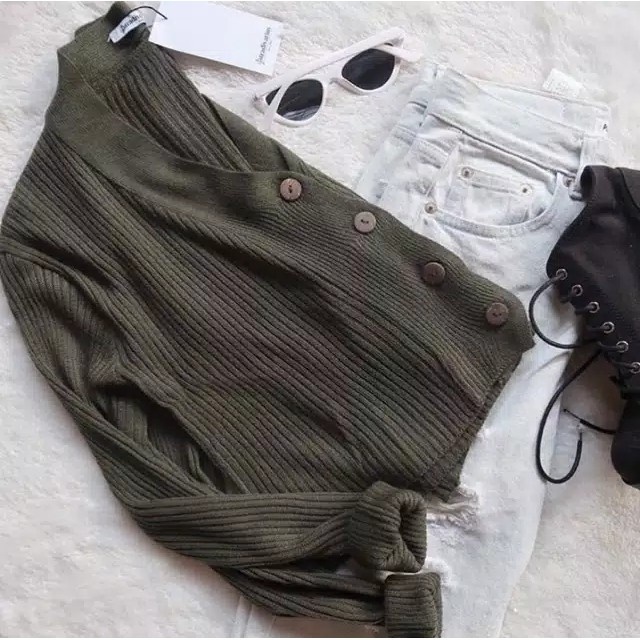 STRADI SWEATER RAJUT/ STRADI BAJU RAJUT/ RAJUT TERBARU/ RAJUT KANCING/ RAJUT OOTD/ MODE RAJUT KOREAN