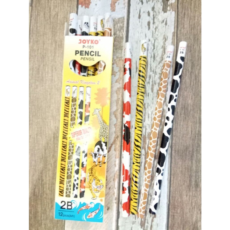 

Pensil 2B P101 Animal Joyko (12pcs)