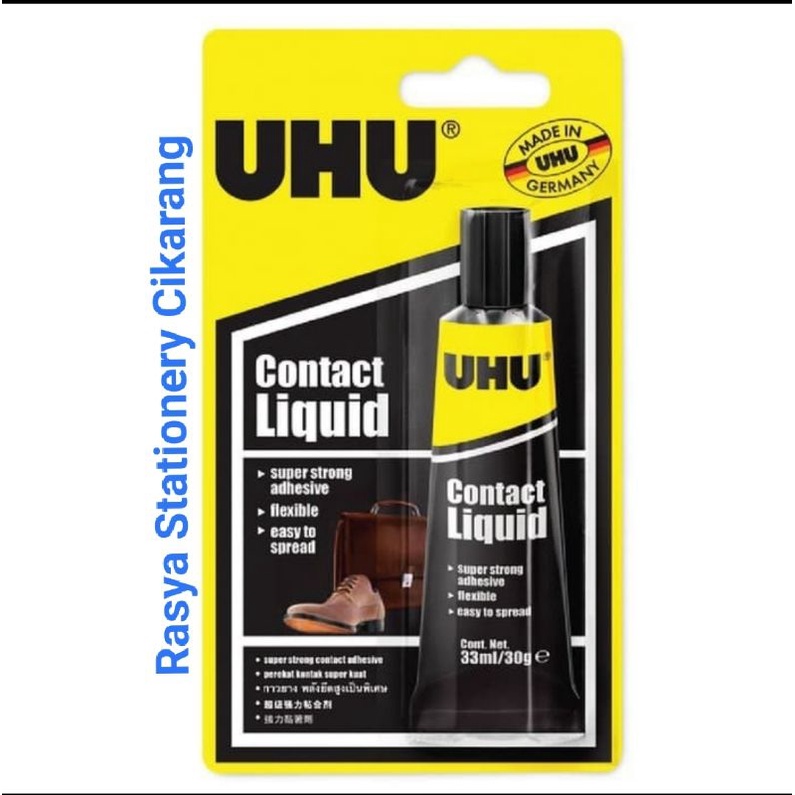 

UHU Household Contact liquid 33 ml / Lem Sepatu
