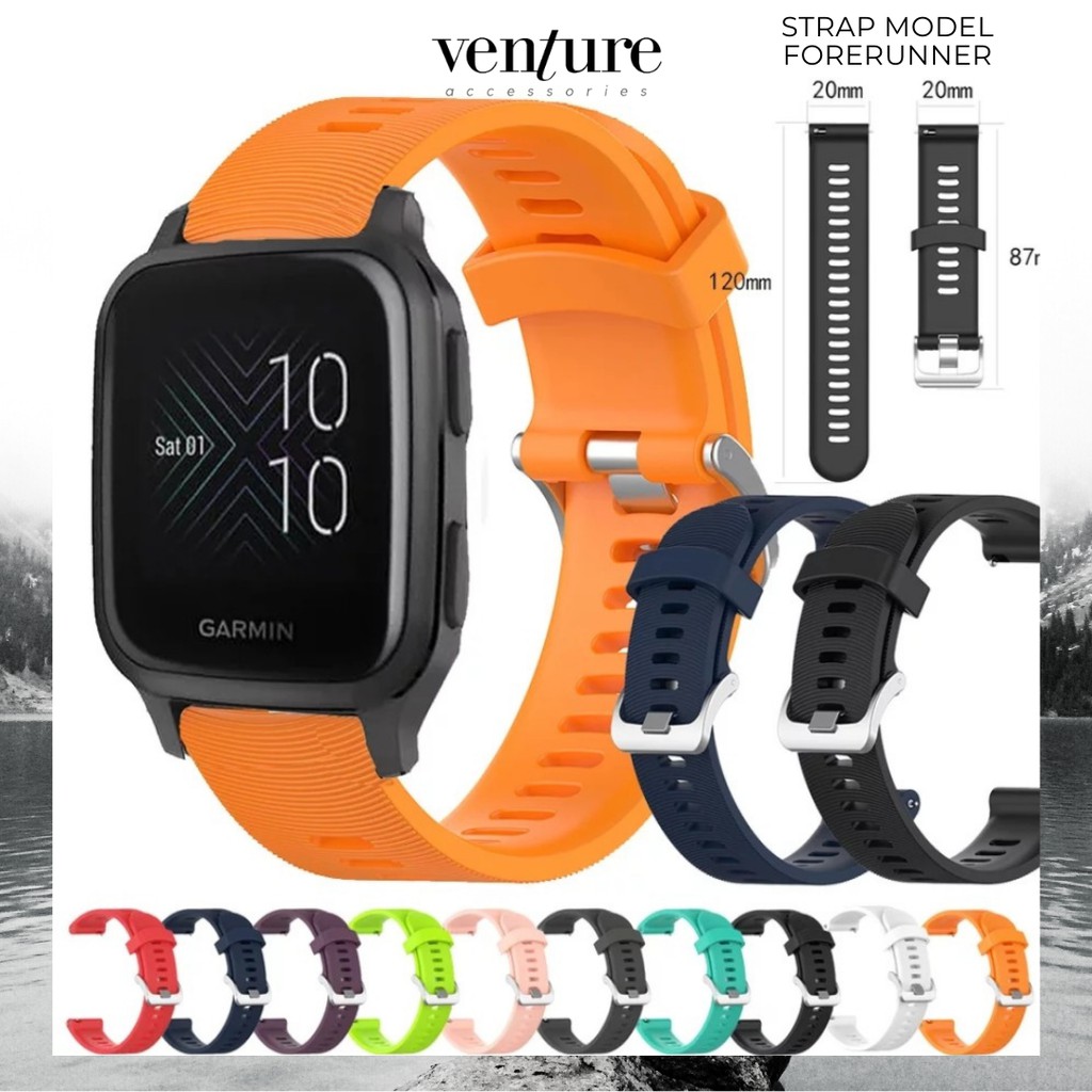 STRAP GARMIN VENU SQ 20MM TALI JAM MODEL GARMIN FORERUNNER 245