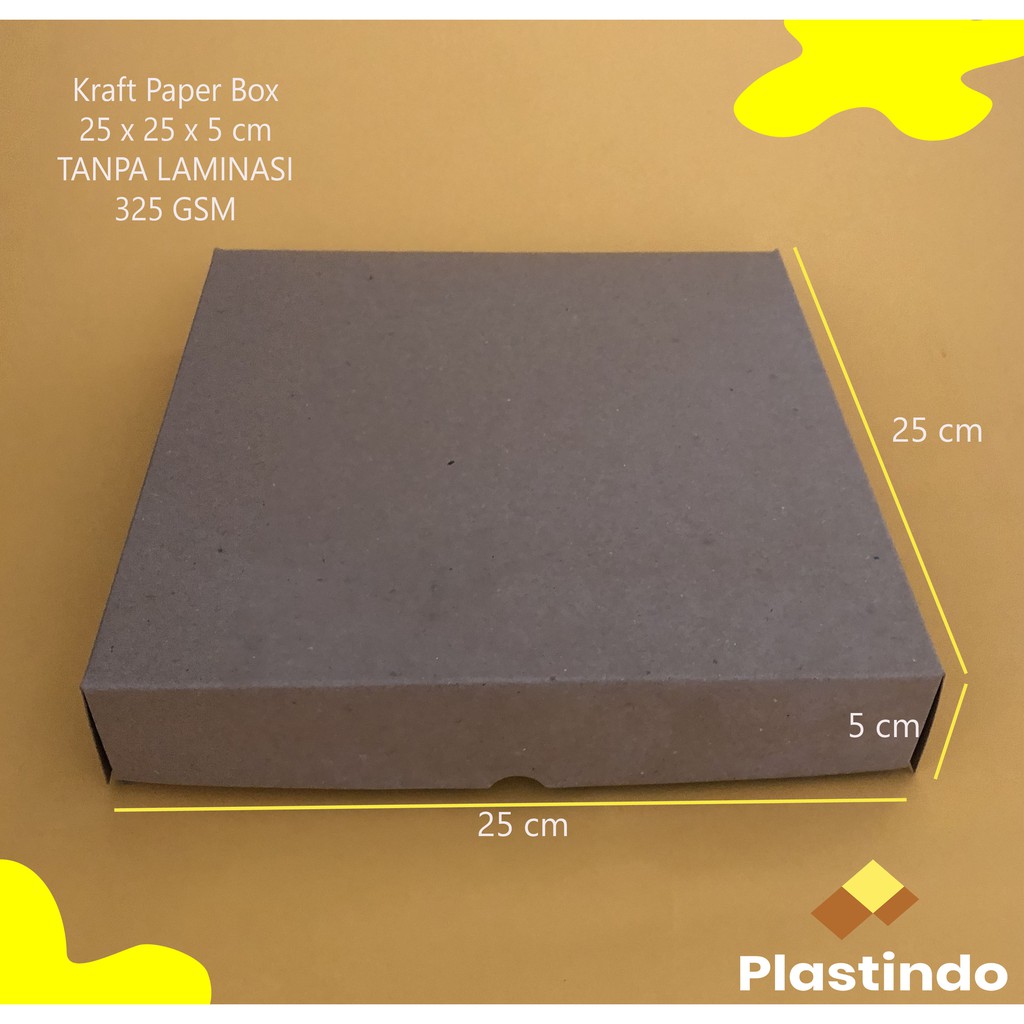 

Kotak Donut Kue Jajan 25x25x5 cm Tanpa Laminasi | Dus Kue isi 10 pcs