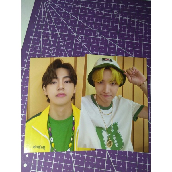 PHOTOCARD CARDI BUTTER  TAEHYUNG JHOPE OFFICIAL PC