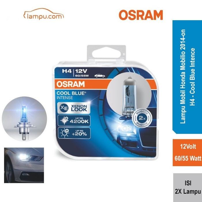 Osram Lampu Mobil Honda Mobilio 2014on LowHigh Beam H4 64193CBI