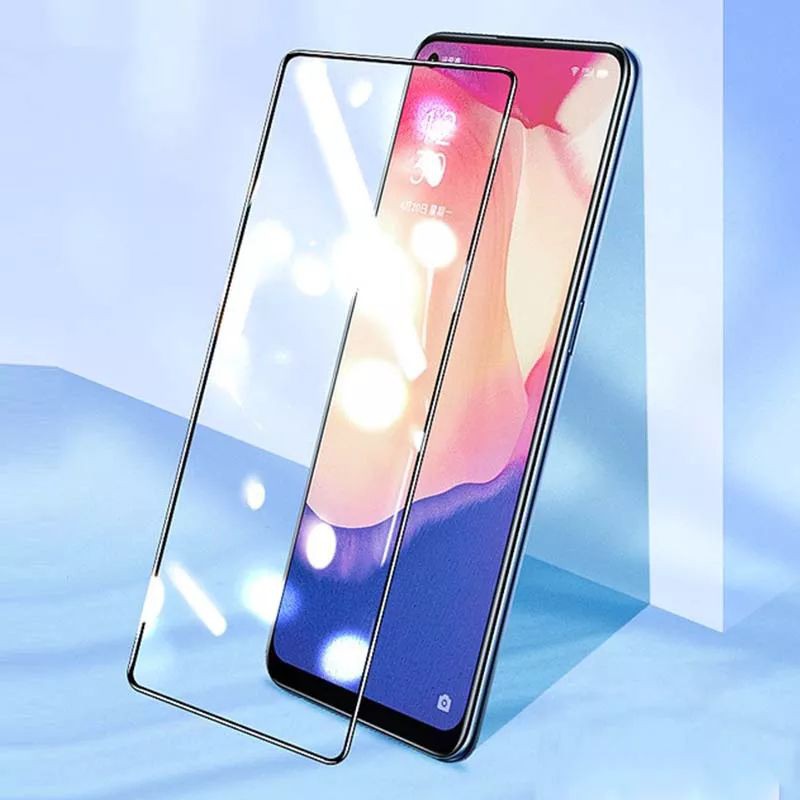 OPPO RENO 5 4G RENO 5 5G TEMPERGLASS 9H FULL COVER FILM ANTI GORES SCREEN PROTECTOR KACA