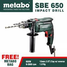 Mesin Bor METABO IMPACT DRILL 13MM REVER SBE650 600671000 / 10054720