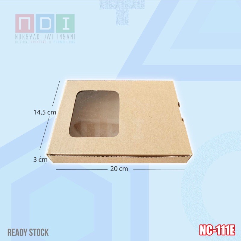

DUS BOX CORRUGATED 1 PAK (ISI 20pcs) Uk. 20x14.5x3cm