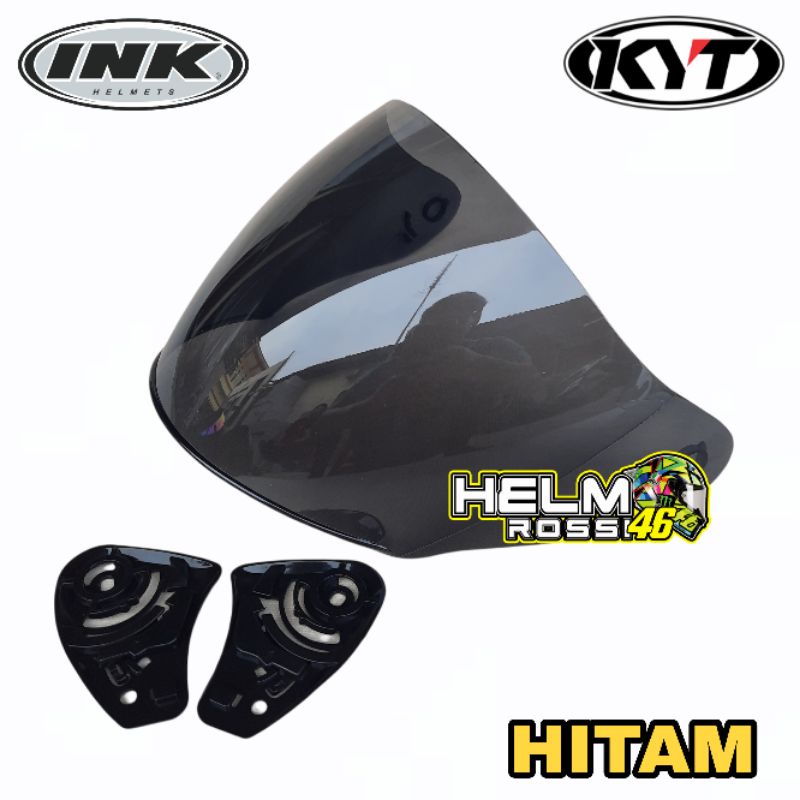 kaca Visor KYT DJ MARU CENTRO GALAXY SLIDE DJ Maxi Iridium Silver Blue Gold pelangi hitam bening