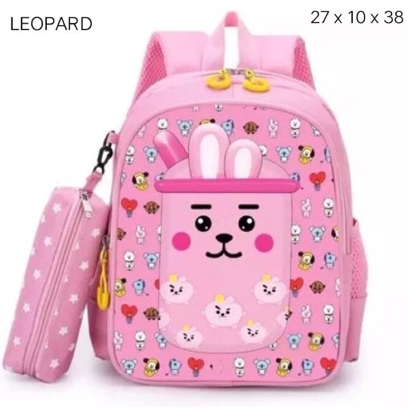 tas ransel anak 2in1 tas sekolah anak perempuan tas boba tas ransel 2in1 tas ransel anak TK SD PAUD