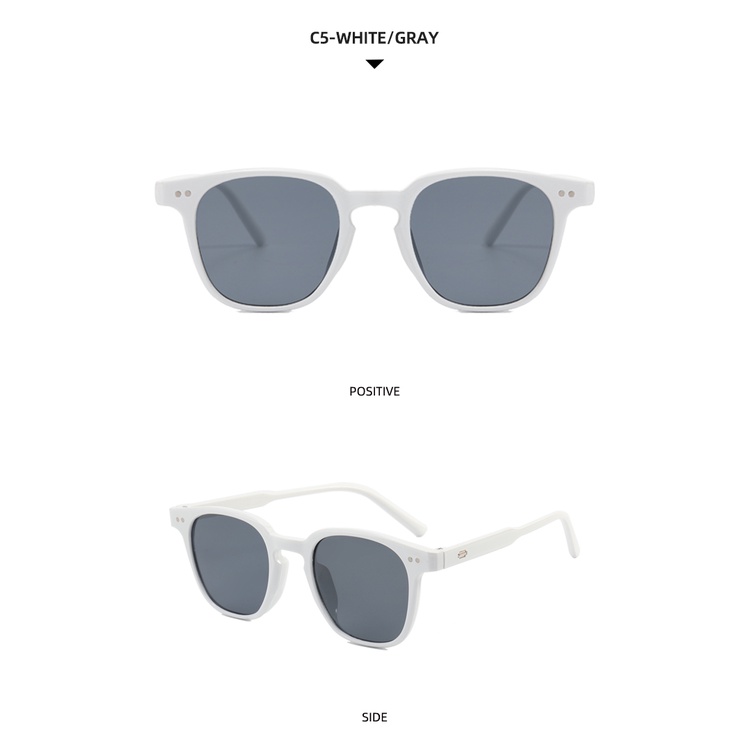 2021 Korean fashion square European and American retro ins sunglasses