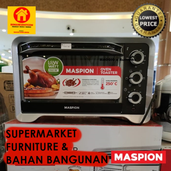 MASPION OVEN 20L - OVEN TOASTER LISTRIK MOT 2001 - MASPION