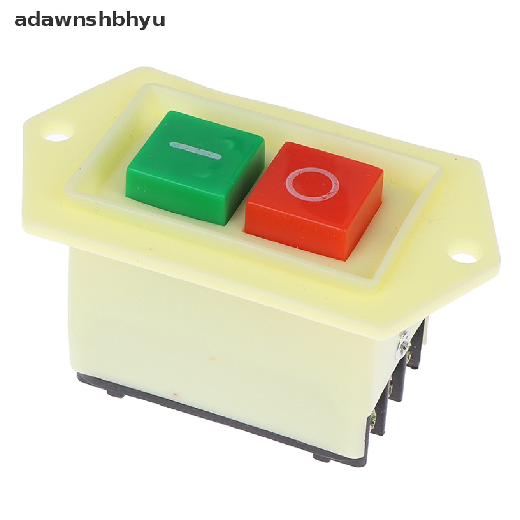 Adawnshbhyu LC3-10 10A On-Off Push Button Switch Tombol Start Untuk Mesin Gerinda Bench