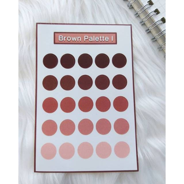 

Sticker sheet color palette brown i bujo planner aesthetic