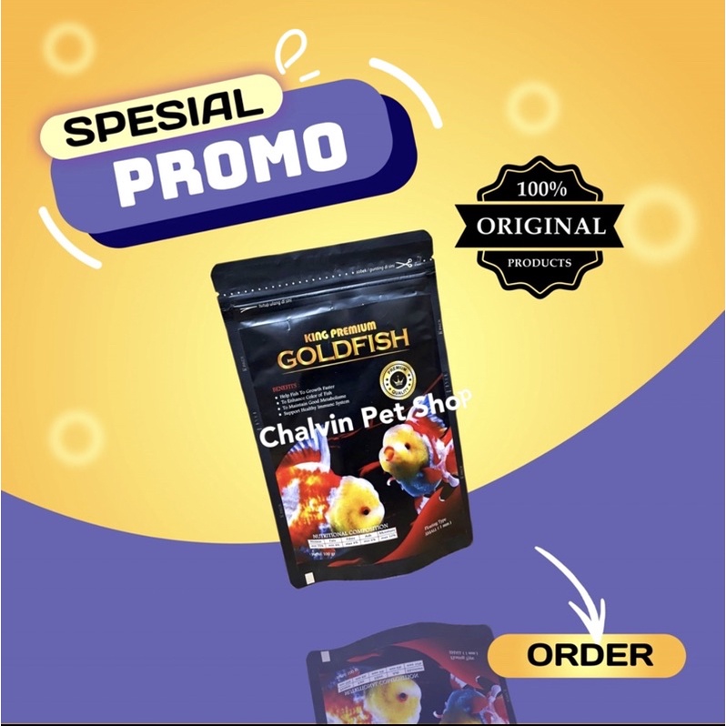 Pelet Ikan PREMIUM 88 KING PREMIUM GOLDFISH 100 gram