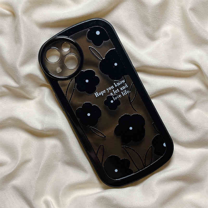 Case Pelindung Motif Daun Bunga Untuk IPhone 13 11 12 Pro MAX X XR XS MAX 6 6S 7 8 Plus SE 2020