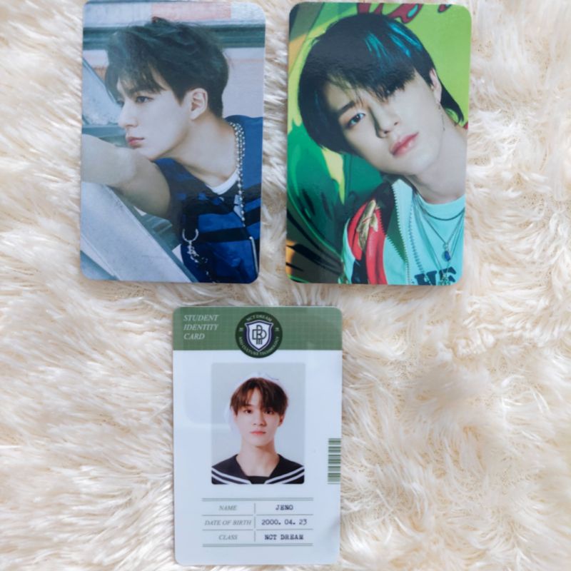 NCT DREAM JENO PHOTOCARD PC CARD HOLDER BACK TO SCHOOL KIT HOME KIT