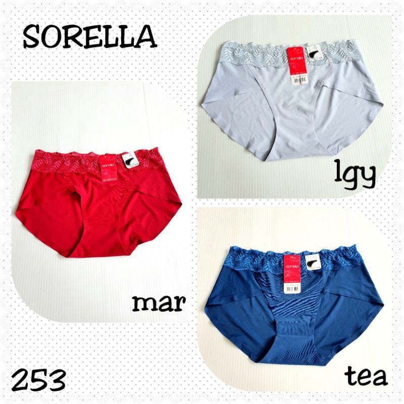 Celana dalam Wanita SORELLA 253 - Model SEAMLESS - Size L EL