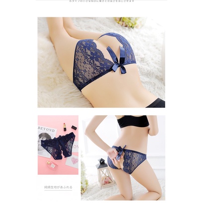 Celana Dalam Sexy Crotchless Ukuran Besar G Sting Wanita Lingerie Seksi Low Waist Thongs 3C150