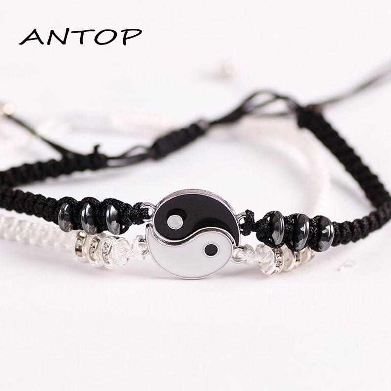 Gelang Tali Anyaman Tangan Bahan Alloy Untuk Pasangan