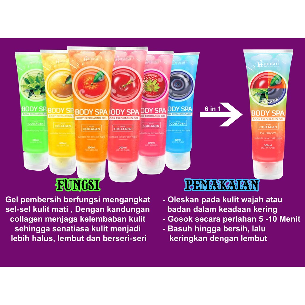 Jual Hanasui Body Spa With Collagen Indonesia|Shopee Indonesia