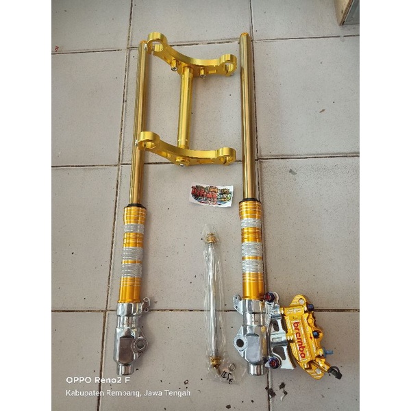 paket set as 26 + segitiga +kaliper slod vixion .ninja .fu