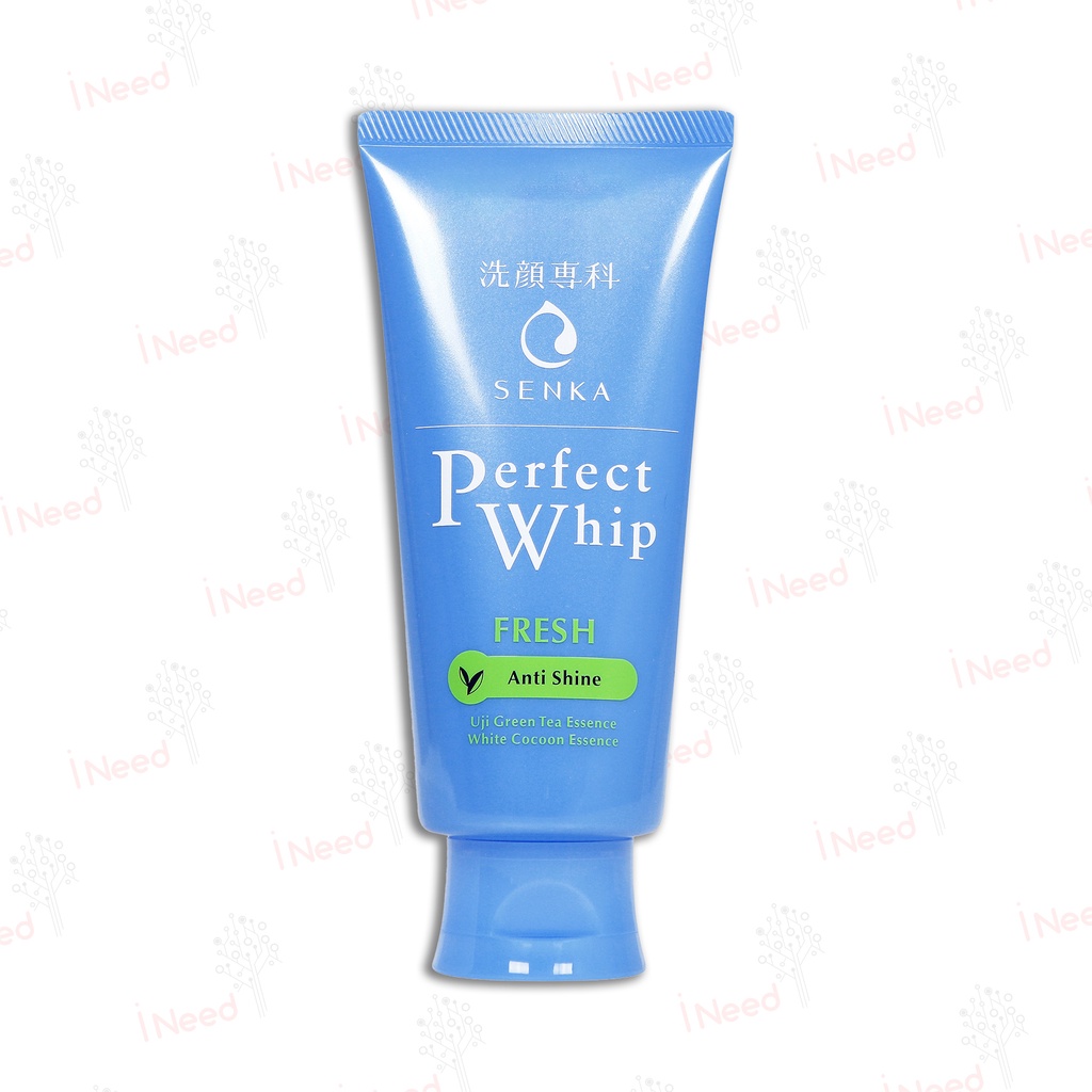 (INEED) (FRESH 100gr) SENKA - Perfect Whip Fresh Anti Shine Facial Foam From Japan 100gr