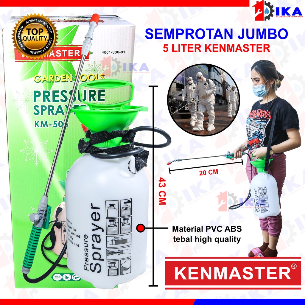 Kenmaster Botol Pressure Sprayer 5 Liter KM-505 - Botol Serbaguna - BOTL035